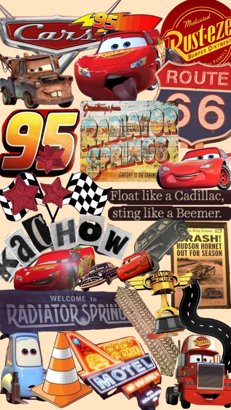 The Cars Movie Wallpaper, Cars 2 Wallpaper Disney, Cars Aesthetic Movie, Cars Scenes Pixar, Cars Wallpaper Aesthetic Disney, Disney Movies Aesthetic Wallpaper, Cars Movie Wallpaper Aesthetic, Cars Collage Wallpaper, Cars The Movie Wallpaper