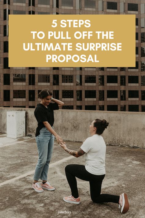 Looking to pull off the perfect surprise proposal? Check out these five ways to pull off an epic surprise proposal that your significant other actually won’t see coming. l Image by Nikk Nguyen Photo Surprise Engagement Photos Ideas, Engagement Suprise Idea, Proposal Surprise Ideas, Surprise Proposal Photoshoot Ideas, Ways To Propose To A Girl, How To Propose, Funny Proposal Ideas, Proposal Photos Surprise, Spring Proposal Ideas