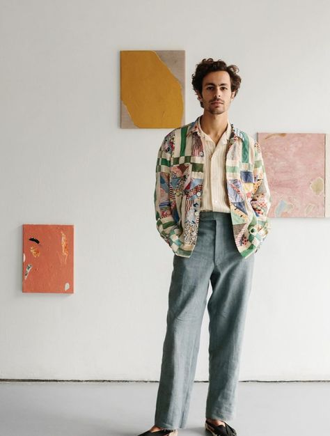 Grandpa Fashion, Iconic Outfits, Fashion Week 2024, Estilo Hippie, Men Stylish Dress, Vintage Mens Fashion, Artist Outfit, Mens Outfit Inspiration, Retro Men