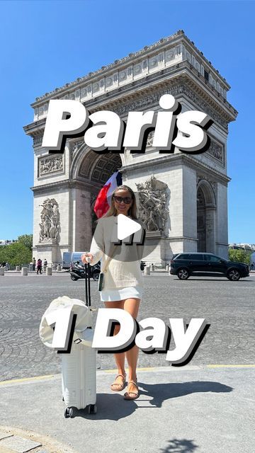 ᴀᴍᴀɴᴅᴀ ʀᴏʟʟɪɴs on Instagram: "1 Day Paris Itinerary, for when you have a long layover but still want to see as much of the city as possible! ☺️ Featuring my pretty new luggage from @horiznstudios  #paris #parisitinerary #paristrip #luggage #travel #france" Paris In June, A Day In Paris, Paris Itinerary, Paris Trip, Travel France, June 15, Paris Travel, France Travel, 1 Day