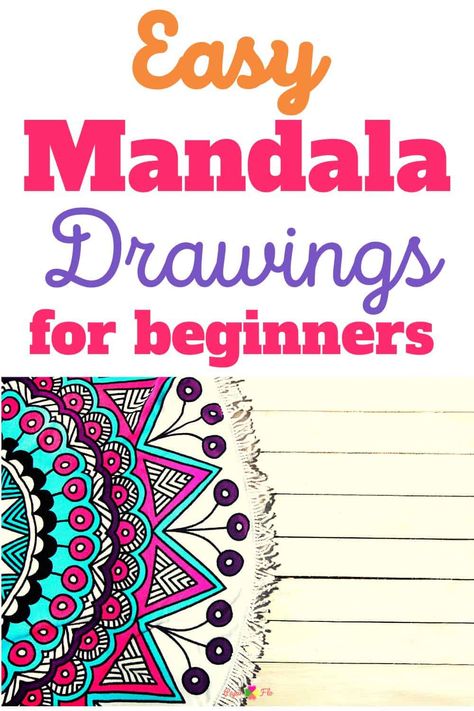 10 Easy Mandala Drawing Ideas (Includes Digital Art) Mandala Shapes Geometric Designs, Mandala Beginner Patterns, Drawing A Mandala, Doodling Art Ideas, Step By Step Mandala Drawing, How To Draw Mandalas, How To Make Mandala Art, Zentangle Mandala Patterns, Beginner Mandala Drawing