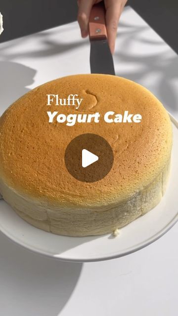 Vy Khue on Instagram: "FLUFFY YOGURT CAKE - Fluffy is a form commonly used to describe the light, fluffy state of a cake. Fluffy is light in texture and smooth on the surface of the cake. There are many people who describe this cake as a fluffy fluffy cloud. If you follow me long enough, you will remember that Fluffy Cheesecake has reached over 40 million views. It's a Japanese cheesecake and this time, instead of cream cheese, we're replacing it with a closer and, importantly, cheaper ingredien Fluffy Yogurt Cake, Light Chocolate Cake, Fluffy Cheesecake, Fluffy Cake, Japanese Cake, Cloud Cake, Japanese Cheesecake, Patriotic Desserts, Yogurt Cake