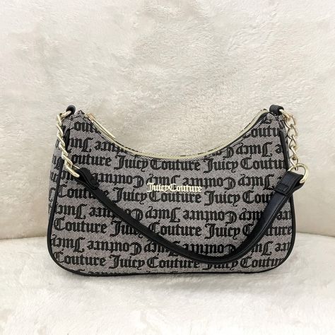 JUICY COUTURE Purse Couture, Juicy Couture Purse Handbags, Juicy Couture Mini Bag, Juicy Couture Purse Aesthetic, Juicy Couture Bag Outfit, Black Juicy Couture Bag, Juicy Handbags, Juicy Couture Aesthetic, Juicy Purse