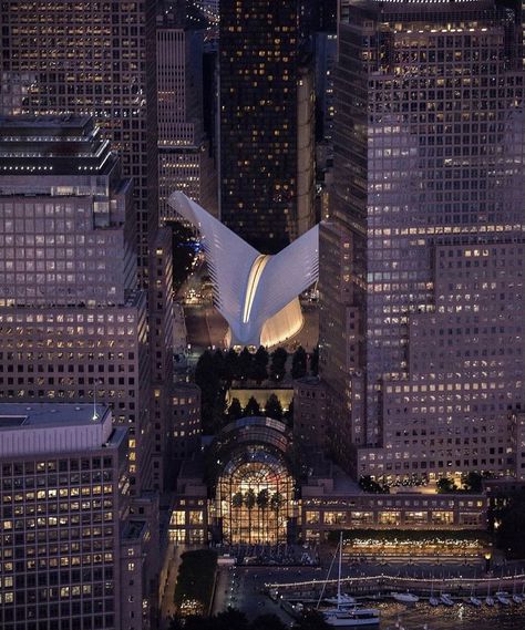 Lower Manhattan Aesthetic, Oculus Nyc, New York From Above, World Trade Center Nyc, Background References, Best Places In Europe, Travel In Europe, New York City Vacation, Voyage New York