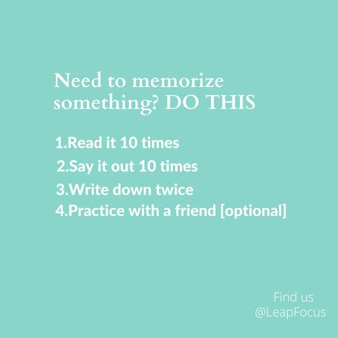 How Memorize Faster, Study Tips To Memorize Faster, How To Memorize Words Fast, How To Memorize Speech, How To Memorise Something Quick, How To Memorize Something Quickly, How To Memorize Something Fast, Quick Memorization Tips, How To Memorize Vocabulary Fast