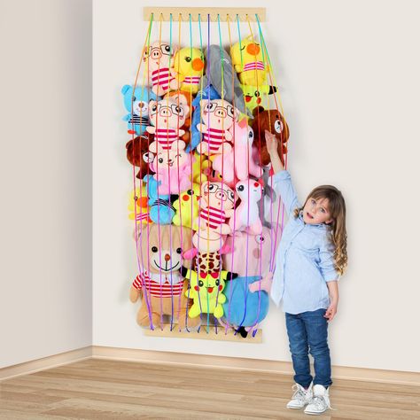 Shelf For Nursery, Storage Hammock, Animal Hammock, Stuffed Animal Net, Stuffed Animal Holder, Soft Toy Storage, Toy Net, Kindergarten Decorations, Toy Hammock