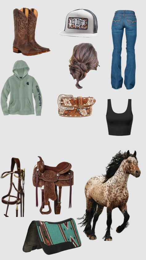 #clothes #fyp #horse #western Cute Western Riding Outfits, Western Horseback Riding Outfits, Horse Back Riding Outfits Women, Horse Riding Outfit Western Summer, Horse Back Riding Outfits Casual Western, Horse Stuff Western, Horseback Riding Outfit Casual, Horse Riding Outfit Western, Horse Riding Outfit Casual