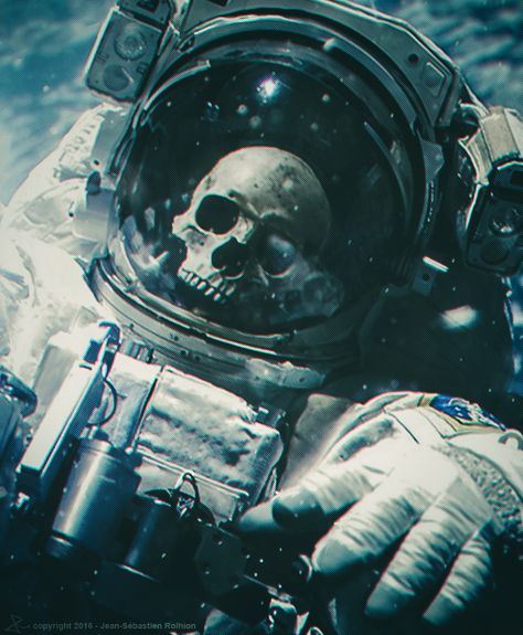 Lost in space, Jean-Sébastien Rolhion on ArtStation at https://www.artstation.com/artwork/Ow40J Lost Cosmonaut, Horror Concept, Astronaut Illustration, Astronaut Wallpaper, Astronaut Art, Space Tattoo, Dead Space, Arte Cyberpunk, Sci Fi Horror