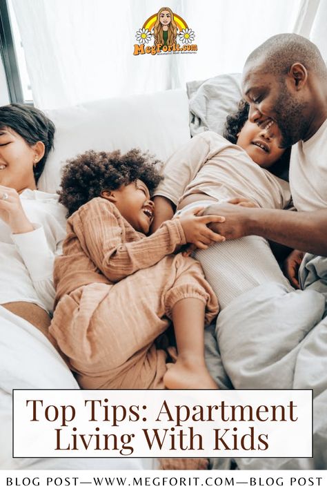 Remember, apartment living with kids can be a wonderful experience with the right approach. Adapt and personalize these tips to suit your family's needs and create a happy, functional space for everyone to enjoy. 🏡👨‍👩‍👧‍👦❤️ Check my blog for more family tips & tricks. #ApartmentLiving #FamilySpace #UrbanFamilyLife #Childproofing #SmartSpaceSolutions Apartment Living With Kids, Living In An Apartment, Looking For Apartments, Moving Apartment, Family Tips, Family Apartment, Home Birth, Functional Space, Gym Membership