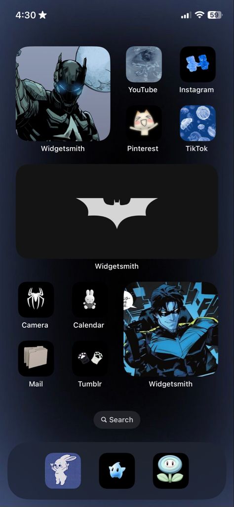 Ipad Wallpaper Batman, Wallpaper Background Ideas, Wallpaper Themes Iphone, Batman Ipad Wallpaper, Batman Homescreen Layout, Batman Iphone Wallpaper, Batman Homescreen, Widgets Layout, Nightwing Phone Theme