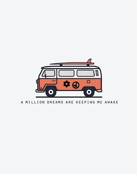 Beach Van Drawing, Kombi Van Tattoo, Camper Van Tattoo, Volkswagen Bus Tattoo, Campervan Drawing, Van Life Tattoo, Vw Bus Drawing, Vw Bug Tattoo, Vw Bus Tattoo