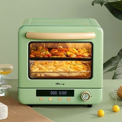 US $196.00 20％ Off | Household Electric Oven Small Cake Baking Making Oven Multifunctional Desktop Mini Cake Oven Bear/DKX-D20N2 Mini Kitchen Appliances, Mini Toaster, Mini Appliances, Portable Oven, Cake Oven, Mini Stove, Baking Gadgets, Realistic Cakes, Solar Oven