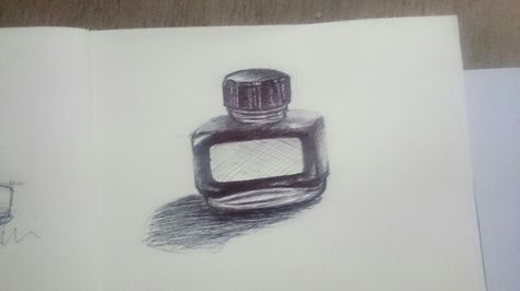 Live object drawing Anime, Daily Objects Sketches, Daily Objects, Object Drawing, Anime Sketch, Perfume Bottles, Sketch, Drawings, Quick Saves