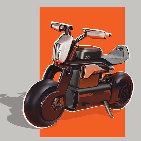 E-monkey / Heiqiao design Futuristic Motorbike, Concept Motorcycles Sketches, Go Kart Designs, Motorcycle Drawing, Bike Sketch, Electric Motorbike, Motorbike Design, Concept Motorcycles, Motorcycle Types