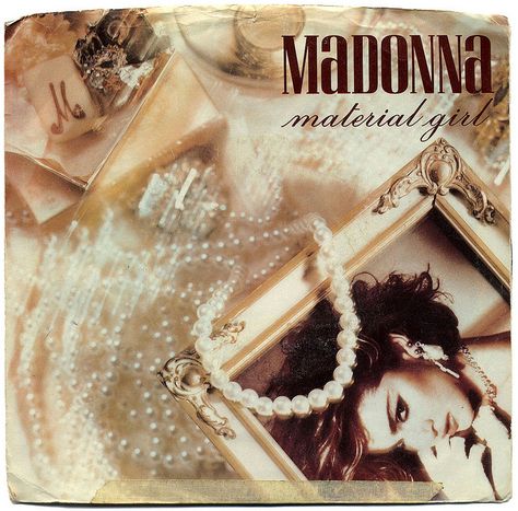 Material Girl, Madonna One of my fave songs as a kid. Madonna Material Girl, Eric Carmen, Desperately Seeking Susan, Madonna Albums, Mary Lambert, Madonna Music, Dance Remix, Girls Album, Yule Ball