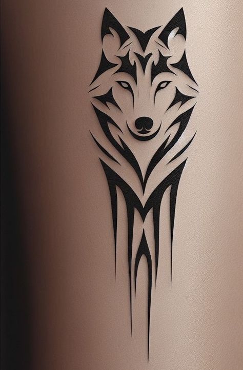 Tattoo Board Design, Husky Face Tattoo, Lone Wolf Tattoo Men, Animal Minimalist Tattoo, Small Men Tattoo Ideas, Black Out Tattoo Designs, Wolf Design Tattoo, Minimalist Tattoo Arm, Animal Illustration Black And White