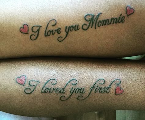 Mom And Son Tattoos Matching, Mom And Son Tattoo Ideas Matching, Mother And Son Tattoo Ideas Matching, Mother Daughter Infinity Tattoos, Mommy Daughter Tattoos, Son Tattoos, Mother Son Tattoos, Promise Tattoo, Mom Daughter Tattoos