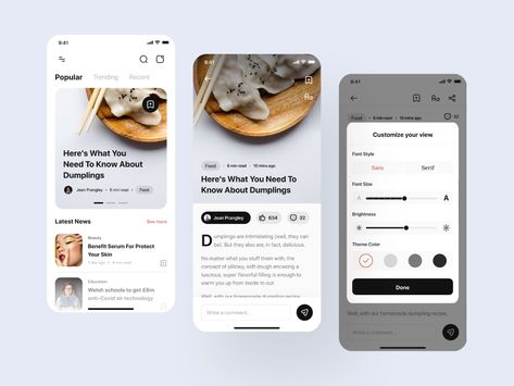 App Design Profile, Ux Design Mobile, Mobile Design Inspiration, App Design Layout, Ui Design Trends, Digital Media Design, Mobile App Design Inspiration, App Interface Design, Youtube Design