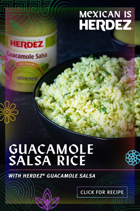 This Rice is RICO! That's Spanish for 'WOAH that's delicious'! Yes, this recipe is that good. Side Dishes, Salsa Rice, Salsa Guacamole, Guacamole Salsa, Mexican Rice, Hispanic Food, Delicious Breakfast, Mexican Dishes, Casserole Recipe