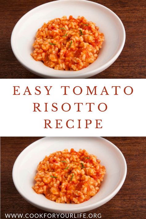 Dinner For Two Recipes, Easy Dinner For Two, Tomato Risotto Recipes, Risotto Recipes Easy, Easy Dinners For Two, Tomato Risotto, Recipes Easy Dinner, Roasted Vegetable Recipes, Diner Recept