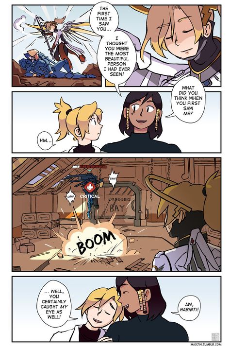 Pharah Overwatch, Mercy And Pharah, Overwatch Pharah, Overwatch Funny, Overwatch Wallpapers, Lgbt Memes, Overwatch Comic, Online Manga, Yuri Anime