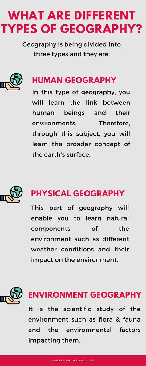 Geography is being divided into three types as given in the infographic, These are the three main types of geography you will be learning in this subject. This basic information is provided by geography homework help providers who help students with there geography homework.   Geography is all about studying different places surrounded by the earth. Also, to get help in geography homework, you may get in touch with the people who are experts in this subject at My Assignment Services. How To Study Geography Tips, How To Study Geography, Geography Knowledge, What Is Geography, Substitute Teacher Tips, Geography Vocabulary, Geography Notes, Economics Notes, Brain Gym For Kids