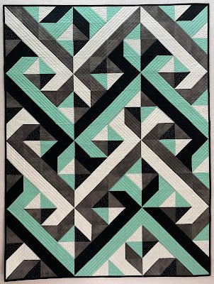 Interwoven Quilt Pattern, Optical Illusion Quilts Patterns Free, Interwoven Quilt, Quilts Simple, Illusion Quilts, Optical Illusion Quilts, Purple Quilt, Panel Quilt Patterns, Bargello Quilts