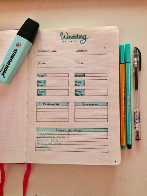 Wedding Planning Journal Diy, Wedding Planner Scrapbook, Bujo Wedding Planning, Wedding Planning Notebook Diy, Wedding Planning Scrapbook Ideas, Wedding Planning Scrapbook, Wedding Planers Ideas, Wedding Planner Book Ideas, Wedding Binder Ideas