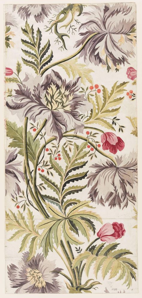 Anna Maria Garthwaite, French Pattern, Bethnal Green, Drawing Studies, Digital Borders Design, South Kensington, National Art, Antique Textiles, Color Pencil Art