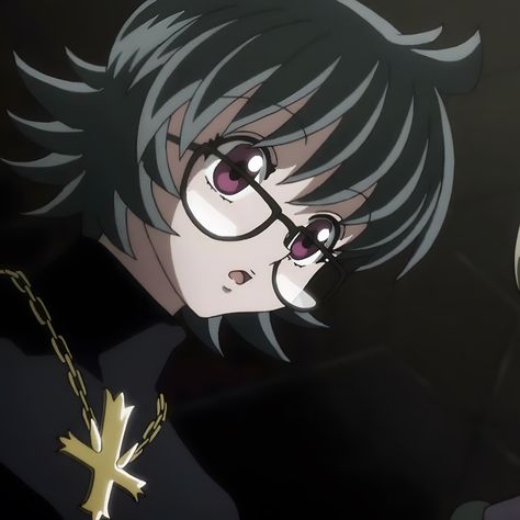 Hunter X Hunter Shizuku Icon, Shizuku Icons, Hxh Shizuku, Hunter X Hunter Shizuku, Creepy Core, Black Cartoon Characters, Dark Anime Guys, Hunter Anime, Puella Magi Madoka Magica