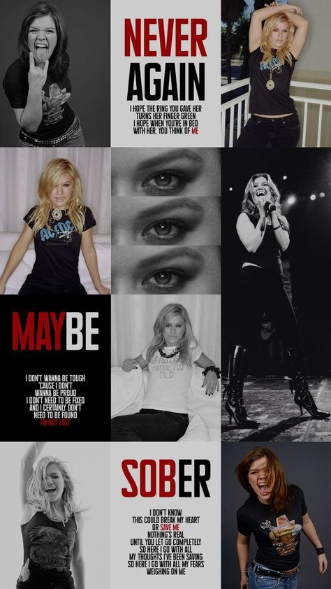 Kelly Clarkson Aesthetic Lockscreen Aesthetic Wallpaper Lockscreen, Miss Kelly, Female Songs, Magical Women, Aesthetic Lockscreen, Song Artists, Never Again, Kelly Clarkson, Everything Is Awesome