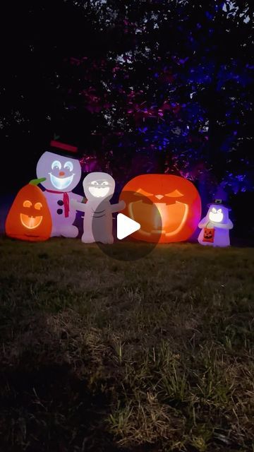 Trick Ghastly on Instagram: "We felt like the original music video wasn’t spooky enough so we scared it up a notch. 🎃👻💀🎃⛄️ #singingpumpkin #singingmummy #singingsnowman #halloween #inflatable" Funny Halloween Videos, Singing Pumpkins, Halloween Videos, Inflatable Pumpkin, Halloween Gif, Halloween Inflatables, Original Music, Halloween Funny, Music Video