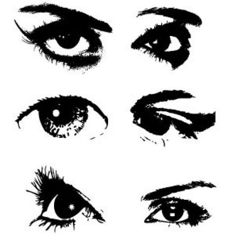 Eyes Vector, Eye Stencil, Scary Eyes, Punk Poster, Iphone Wallpaper Video, Lino Art, Eyes Artwork, Eye Sketch, Cartoon Eyes