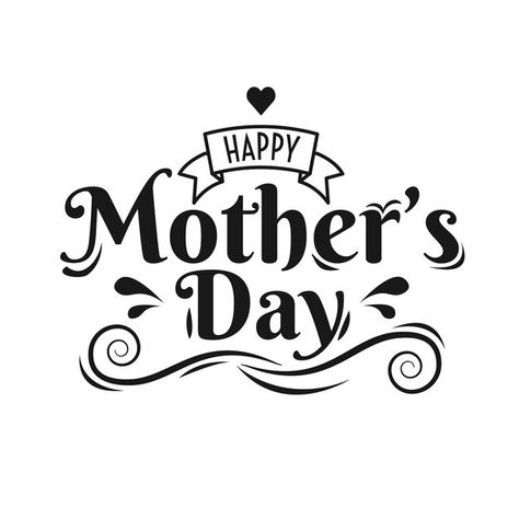 Free Vector | Floral mothers day design Happy Mother’s Day, Mothers Day Design, Mother's Day Poster, Mothers Day Poster, Romantic Fonts, Heart Font, Happy Birthday Lettering, Laser Engraved Ideas, Typography Love