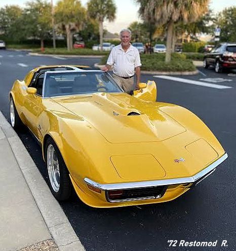 1972 Corvette T-Top For Sale in Florida | FABULOUS '72 PRO TOURING RESTOMOD VETTE Lemans Racing, 1972 Corvette, Chevy Corvette For Sale, Yellow Corvette, Used Corvettes For Sale, Used Corvette, The Villages Florida, Corvette For Sale, Car For Sale