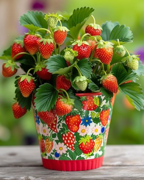 Grow the most bountiful strawberry plant in a container with our step-by-step instructions. Bug Painting, Strawberry Varieties, Strawberry Plant, Strawberry Planters, Natural Pest Control, Strawberry Plants, Bountiful Harvest, Organic Matter, Garden Soil