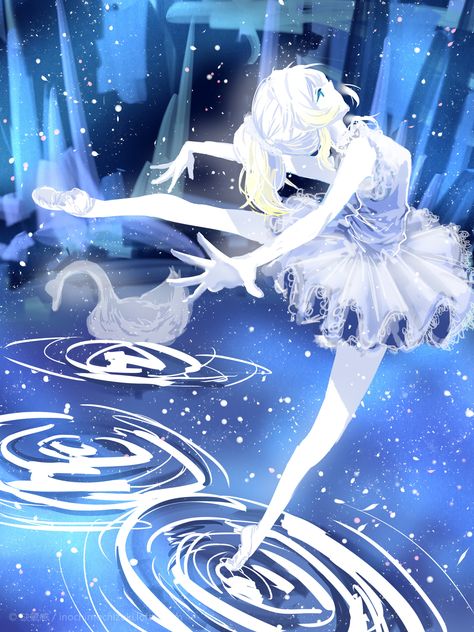 Ballerina Anime, Anime Ballet, Photo Manga, Read Anime, Anime Galaxy, Anime Princess, Dessin Adorable, 판타지 아트, Swan Lake