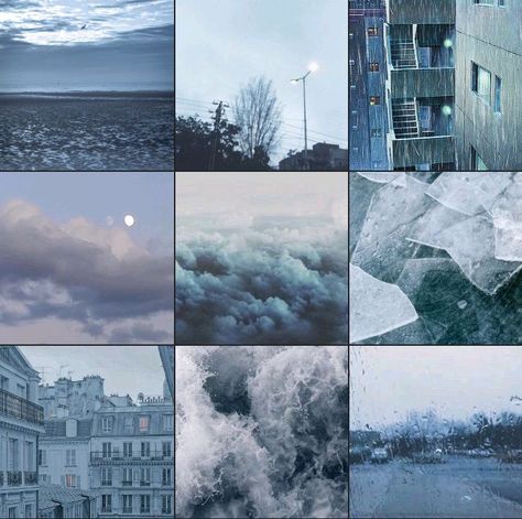 Cloud Moodboard, Ice Moodboard, Sky Moodboard, Nostalgic Aesthetic, Adopt Idea, Color Design Inspiration, Custom Theme, Mood Board Inspiration, Scene Design