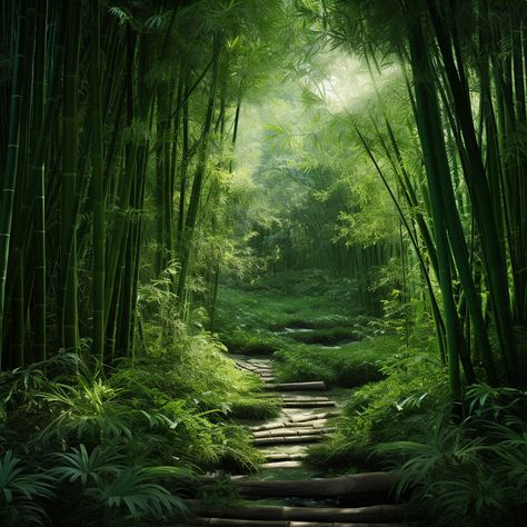 photographic quality bamboo forest Chinese Bamboo Forest, Chinese Forest Aesthetic, Bamboo Forest Painting, Japanese Forest Art, Bamboo Forest Aesthetic, Bamboo Scenery, Chinese Forest, Bamboo Aesthetic, Bamboo Forest Japan