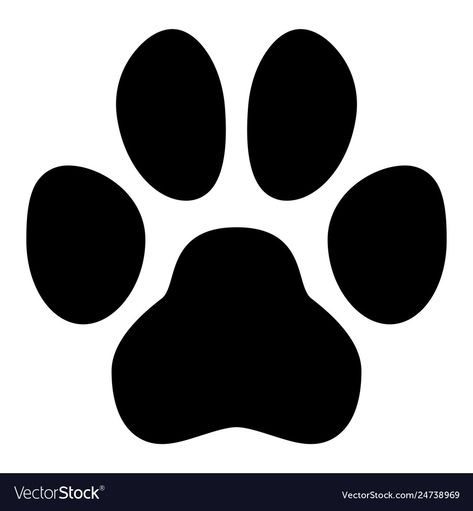 Cats Footprint, Cat Symbol, Dog Paw Drawing, Dog Symbol, Dog Footprint, Shirt Apron, Paw Drawing, Cat Footprint, Cat Template