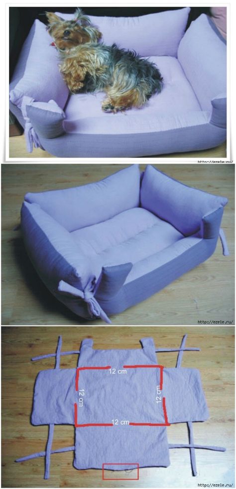 Pillow Bench DIY Pet Bed Diy Dog Bed Pillow, Diy Seng, Diy Dog Beds, Katt Diy, Bed Options, Diy Cat Bed, Kat Diy, Chat Diy, Diy Pet Bed