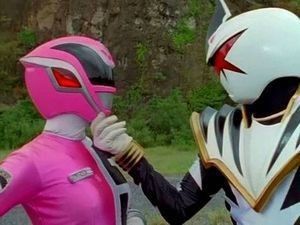 Power Rangers SPD Pink Ranger and Power Rangers Dino Thunder White Ranger.(Syd & Trent) Dino Thunder White Ranger, Power Rangers Funny, Power Rangers Dino Thunder, Dino Rangers, Power Rangers Comic, Dino Thunder, White Ranger, Power Rangers Cosplay, Power Rangers Spd