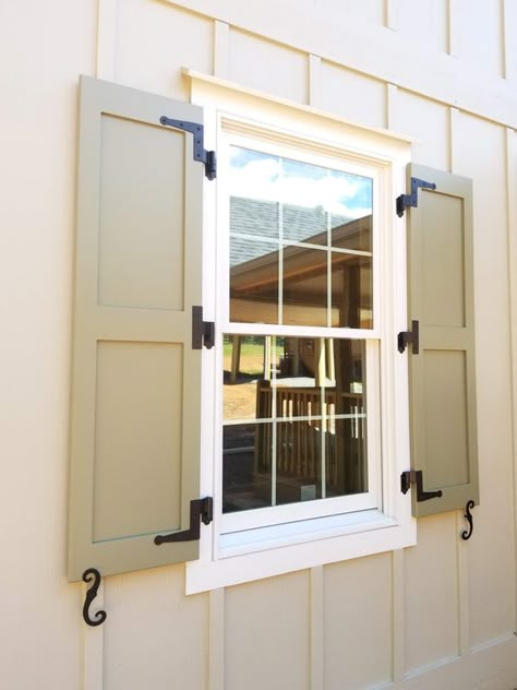 Shutters On Small Windows Exterior, Diy Colonial Shutters Exterior, Shutters With Hardware Exterior, Working Window Shutters Exterior, Functional Window Shutters Exterior, Windows Without Shutters Exterior, Fake Shutters Exterior, Decorative Shutters Exterior, Craftsman Shutters Exterior