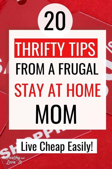 These thrifty tips and tricks from a stay at home mom are easy to do, but have a big impact on your budget! These frugal life hacks will help you make thrifty meals, shop frugally, save money on your bills. If you want to know how to be thrifty, these thrifty living ideas will help! Beginners can learn how to live cheap, but still thrive! How To Live Cheap, Thrifty Frugal Mom, Ways To Save Money As A Stay At Home Mom, Stay At Home Mom Budget Frugal Living, Thrifty Meals, Fabulously Frugal, Live Frugally, Aldi Shopping, Cheap Healthy Meals