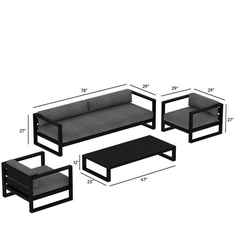 Outdoor Steel Furniture, Industrial Sofa Design, Metal Furniture Design Modern, Metal Sofa Design, Sala Set Design, Metal Wood Furniture, Outdoor Metal Furniture, Sala Set, Sofa Design Wood