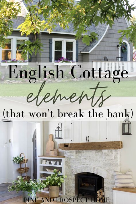 Small Cottage Homes Interior Kitchen, Beautiful Cottage Homes Interiors, Transitional English Cottage, Cottage Charm Interior, European Cottage Dining Room, Vintage Cottagecore Bathroom, English Cottage Exterior Design, Old English Cottage Interiors Bedroom, English Country Cottage Decor