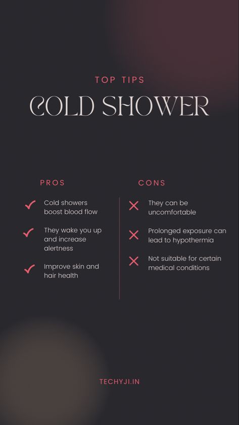 What Does Cold Showers Do, Cold Shower Routine, Cold Shower Aesthetic, Cold Showers, Girly Facts, Shower Tips, Body Tips, Cold Shower, Body Hacks