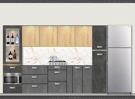 Rendered in photoshop Elevation Photoshop, Kitchen Elevation, Photoshop Render, Photoshop Rendering, Kitchen Interior Design Decor, Interior Design Kitchen, Kitchen Interior, Kitchen Design, Photoshop