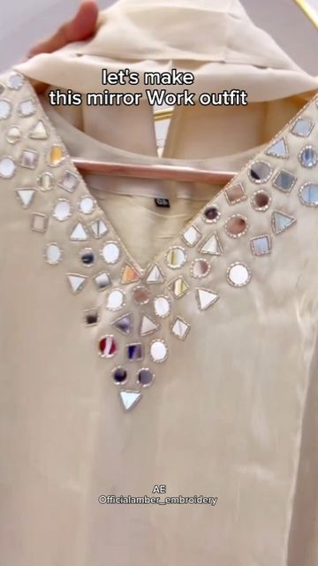 Mirror Design Kurti, Mirror Embroidery Designs For Kurtis, Mirror Work Embroidery Kurti, Simple Handwork On Kurti, Simple Hand Embroidery Designs For Kurti, Mirror Hand Work Embroidery, Simple Hand Work On Kurti, Simple Embroidery Designs For Kurti, Mirror Work On Kurti