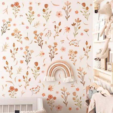 PRICES MAY VARY. 【HIGH QUALITY MATERIAL】This Kazova Florals Wall Sticker is made of high quality PVC, which does not pollute the environment during the production process,it is an environmentally friendly product,Unlike other decorative materials that have a special smell, it is very safe for your family 【UNIQUE DESIGN】This Boho flower wall sticker has been carefully designed to be elegant and beautiful, and can be well matched with various styles of furniture and home decoration, such as modern Flower Themed Nursery Girl, Wildflower Nursery Theme, Wild Flower Nursery, Watercolor Flower Nursery, Vintage Floral Nursery, Sister Things, Pink Nursery Wall, Feminine Nursery